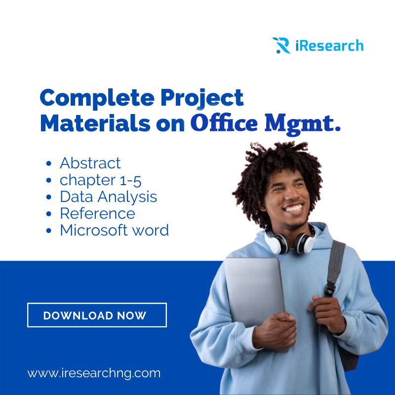 IMPACT OF COMPUTER ON RECORD MANAGEMENT IN AN OFFICE